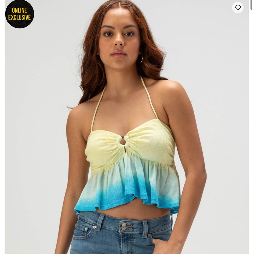 ROXY Magic Hour Womens Halter Top L